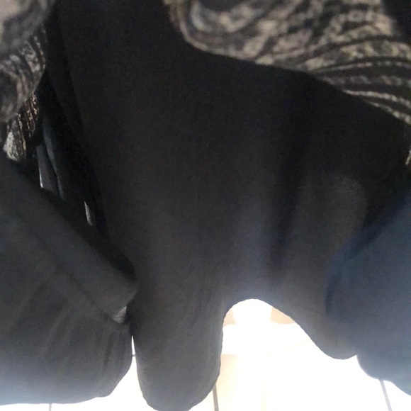 BCBGeneration Women’s Black and White Lace Chiffon Mini Dress Size Medium - Picture 11 of 16